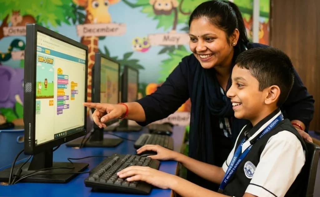 Middle School Student and Teacher Coding